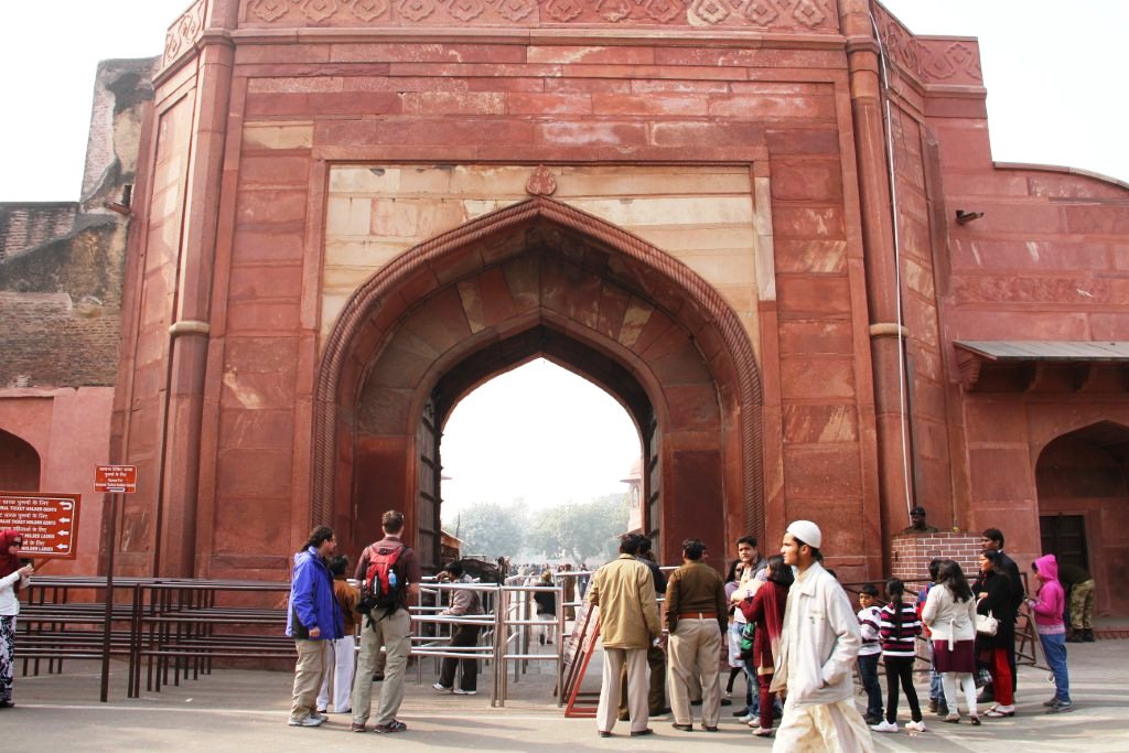 TAJ MAHAL'S EAST GATE