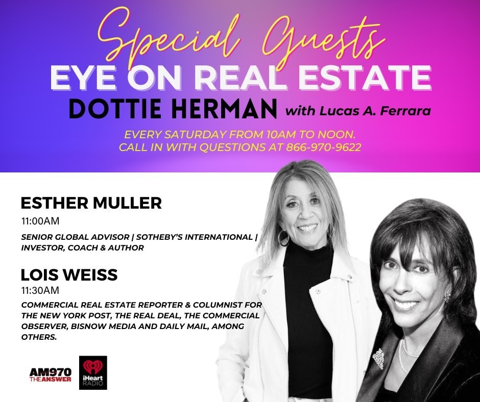LISTEN TO "EYE ON REAL ESTATE" LIVE!